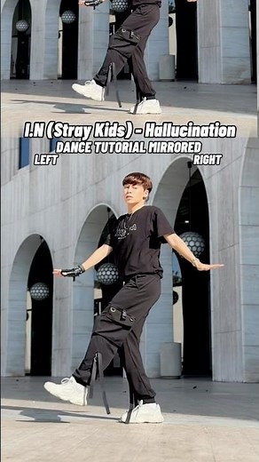 I.N (Stray Kids) - ‘Hallucination’ DANCE TUTORIAL MIRRORED 🌬️ #kpoptutorial