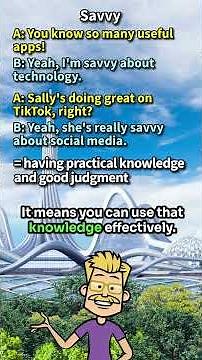 "Savvy": What does it mean in English? [ ForB English Lesson ] #shorts