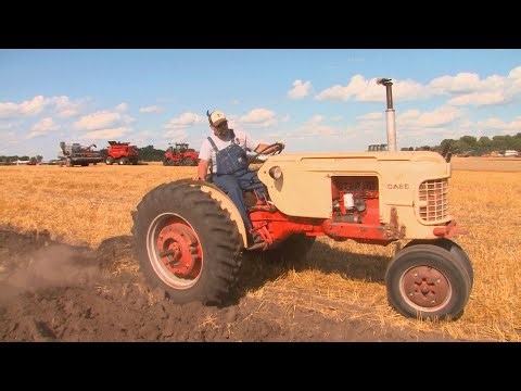 Turning Soil With A 1956 Case 300 Tractor With A Two-Bottom Eagle Hitch Plow!