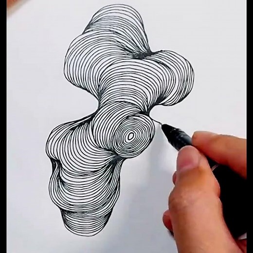 Basic Zentangle Drawing Patterns 禪繞畫基礎圖形練習