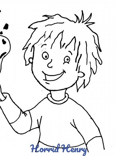 How to draw Horrid Henry / step by step / Horrid Henry /Easy drawing / cartoon character / short