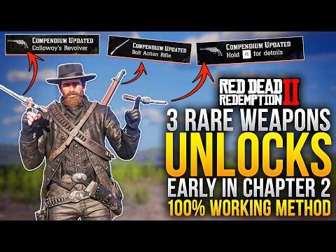 Unlock 3 Rare Weapons in Chapter 2 RDR2 & How To Get Them! Red Dead Redemption 2 Best Weapons Early