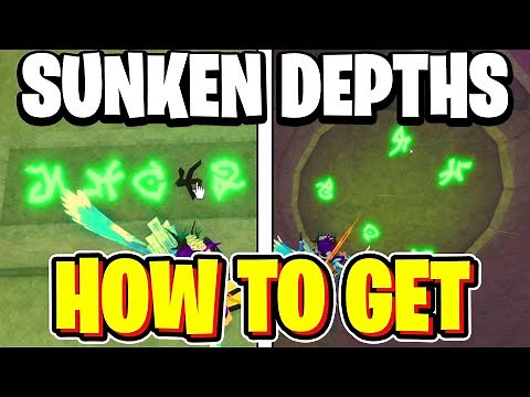 How To COMPLETE SUNKEN DEPTHS MAZE PUZZLE In Fisch! (Unlock Sunken Depths Atlantis) Roblox