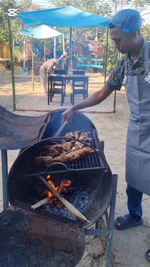 🔥 Smoker On — BBQ Time! Slow fire… heavy smoke… perfect grill in the making! 😍 🔥10% discount will continue throughout the week #BBQ #SmokerBBQ #GrillTime #SmokedFlavor #FireAndSmoke #BarbequeLovers #CookingVibes #FoodPrep #DailyBBQ #FoodReel | Golden era restaurant