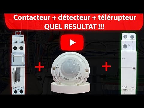 CABLAGE CONTACTEUR DE PUISSANCE ET TELERUPTEUR - SCÉNARIO