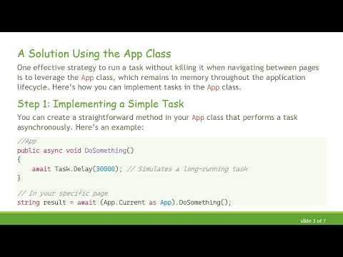 Run a Task without Killing in Xamarin.Forms