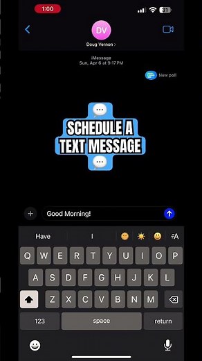 How to Schedule a Text Message on iPhone