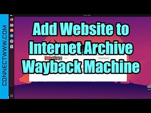 How to add website page to the Internet Archive Wayback Machine