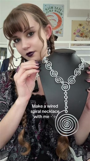 Wire Spiral Necklace Tutorial
