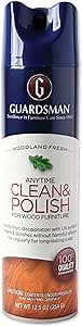 Guardsman Clean & Polish For Wood Furniture - Woodland Fresh - 12.5 oz - Silicone Free, UV Protection - 460100