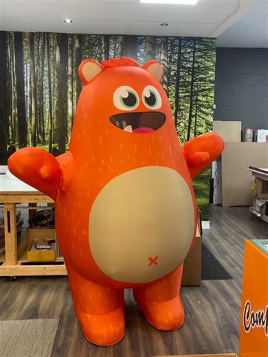 Custom Inflatable Mascot 6ft Tall