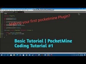 Basic Tutorial (PM3) | PocketMine Coding Tutorial #1