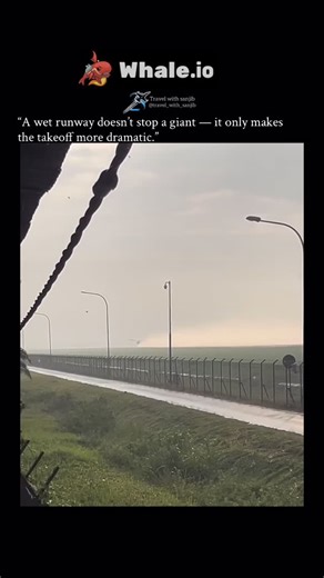 Travel with sanjib on Instagram: "“A powerful wet-runway departure from the Queen herself — the Boeing 747-412!” 💦✈️ Operated by Terra Avia for Garuda Indonesia during Hajj operations, this ER-BOS rotation shows exactly why the 747 is still one of the most dramatic and unforgettable aircraft to watch. Spray everywhere, engines roaring, and that graceful heavy-lift climb — pure aviation beauty. 👑🔥 This Boeing 747-412 (ER-BOS) operated under Terra Avia for Garuda Indonesia during Hajj 2024, fly