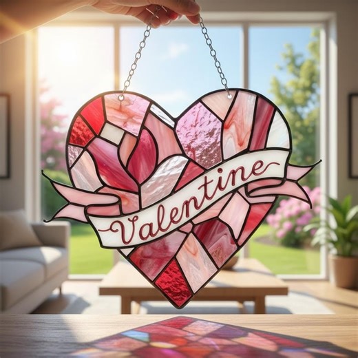 Heart Valentine Acrylic Suncatcher, Coquette Ribbon Love Suncatcher, Valentine Home Decor, Love Symbol Suncatcher, Coquette Valentine Gift - Etsy