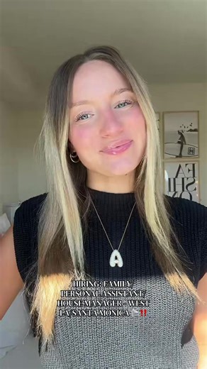 We’re hiring a family/personal assistant/house manager!! if you’re interested apply on our job board today ✨💼 #hiring #westla #santamonica #housemanager #greenscreen