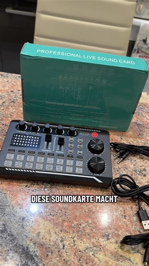 Live-Soundkarte für perfekten Sound in Social Media