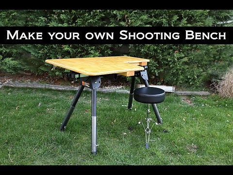 One way to make your own shooting bench