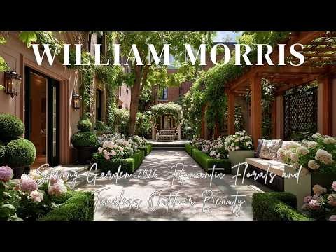 William Morris Inspired Spring Garden 2026 Romantic Florals and Timeless Outdoor Beauty