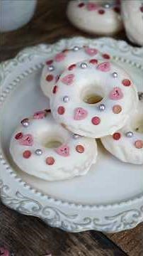 Valentinstag Donuts/ Ohne Hefe und ohne Fett./ Donutform