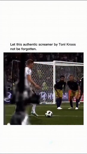 TALK ABOUT FOOTBALL on Instagram: "At the 2018 World Cup, Germany were against the ropes facing Sweden. Time was running out and it seemed that the world champions were on the brink of the abyss. Then Toni Kroos appeared. With an ice-cold composure and a quality within reach of very few, he turned a free kick into pure poetry. He placed the ball with surgical precision, impossible for the goalkeeper, and gave life to an entire nation in one of the most iconic moments of his career. That goal was