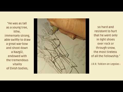 No-Pressure Legolas Drawing – Quick & Fun Fan Art Timelapse (LOTR)