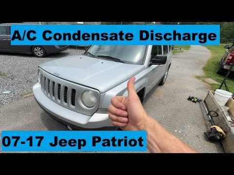 AC Condensate Drain Location Jeep Patriot 07 08 09 10 11 12 13 14 15 16 17 2013 2014 2015 2016 2017