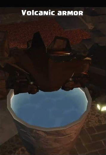 craft volcanic armor the forge roblox #theforge #roblox