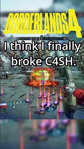 The Ultimate C4SH Build | Permanent Overshield & Boss Melting 🔥#borderlands4 #shorts