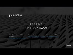 ARE Live: Programming & Analysis Mock Exam | ARE 5.0 PA Exam