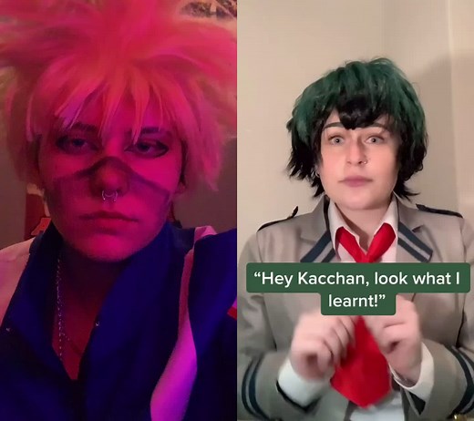 #duet with @blueecos I love the deaf bakugo headcanon