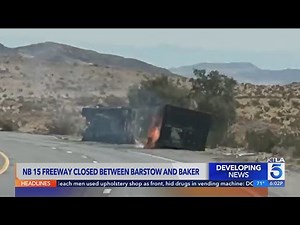 Drivers stuck between L.A. and Las Vegas as I-15 closure stifles traffic