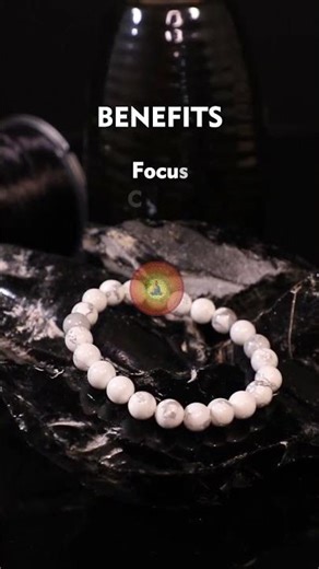 Howlite Bracelet Benefits | Boost Focus, Clarity & Better Sleep Naturally | Crystal Healing