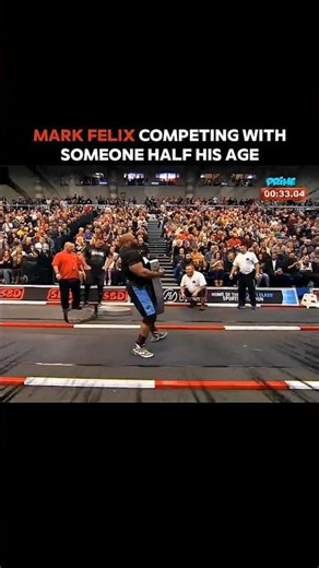 Age Is Just a Number: Mark Felix vs Half-His-Age Challenger #strongman #shorts #strength #gym