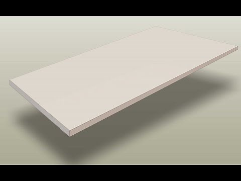 install edge banding on a melamine shelf