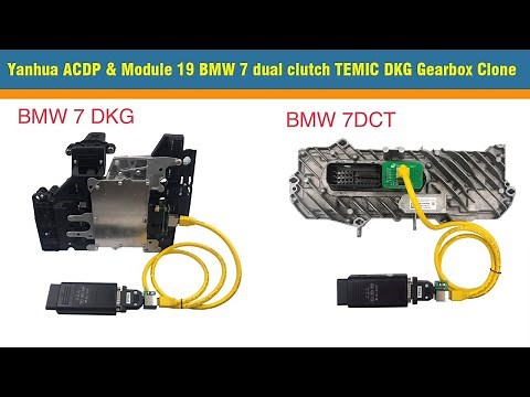 Yanhua ACDP and Module 19 Clone BMW 7 dual clutch TEMIC DKG Gearbox