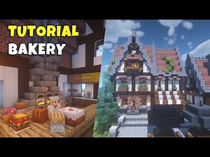 【Minecraft】 Medieval Bakery Tutorial │ Building Medieval Village/Town Ep9