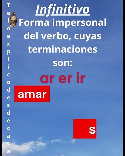 Infinitivo ejemplos #infinitivo #gramática #español #participio #gerundio