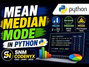 Mean, Median and Mode in python