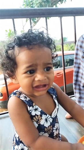 Celina Tries Our Garden Gooseberry 🍃 | Baby Reaction Video | Cherilyn World #fruit #cutebaby #funny