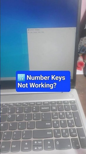 How to Turn ON Num Lock on Lenovo Laptop | Number Keys Fix