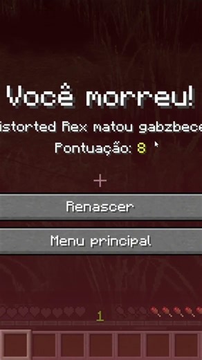 Dinossauro mutante me perseguiu no Minecraft #minecraft #dinossauros #fy #foryou