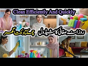 How to Clean Your Home Fast & Efficiently | Daily Cleaning Routine to Keep Your Home Organized