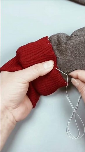 DIY trick to extend jacket 🧥 sleeves with old sweater sleeves. #shorts