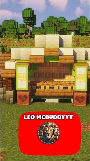 Ein Marktstand für alle Händler 😉 #minecraft #minecraftshorts #minecraftbuilding