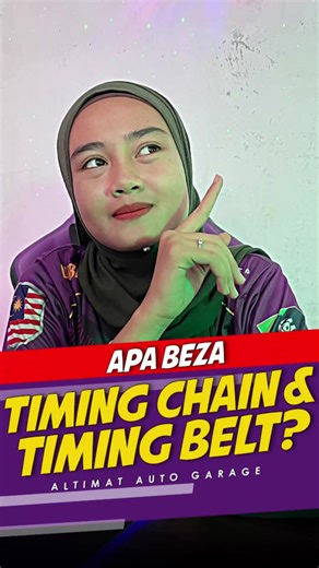 Apa beza antara timing chain dan timing belt? #pomenbumiputera #pomenmahir #BengkelBumiputera #bengkelsungaibuloh #bengkelviral #Masalahkereta #bengkelmelayu #bengkelkereta | Altimat Auto Garage