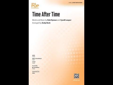 Time After Time (2-Part), arr. Andy Beck – Score & Sound