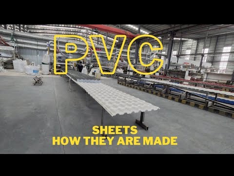 PVC Roofing Sheet Manufacturing Process (Step-by-Step) #pvc #pvcroof