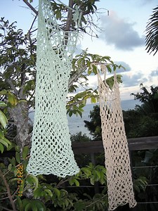 THE MEKA Handmade Mesh Net Dress Crocheted Low Back Dress - Etsy