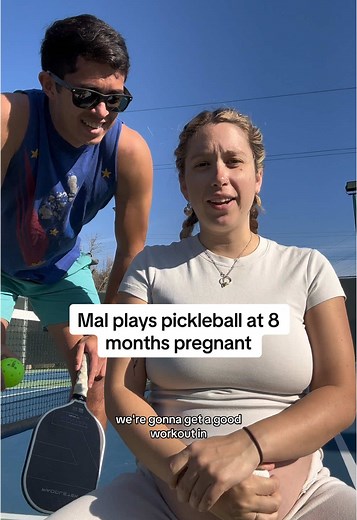 Mal's Pickleball Adventures at 8 Months Pregnant