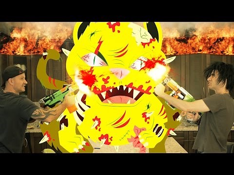 Nerf War: ZOMBIE CATS!!